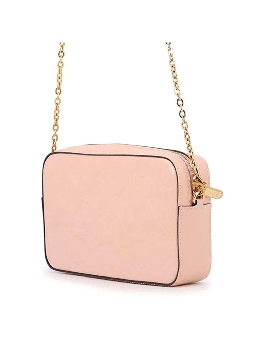 Louis Vuitton Chain Shoulder Bag Monogram Vernis Camera Pouch Pochette